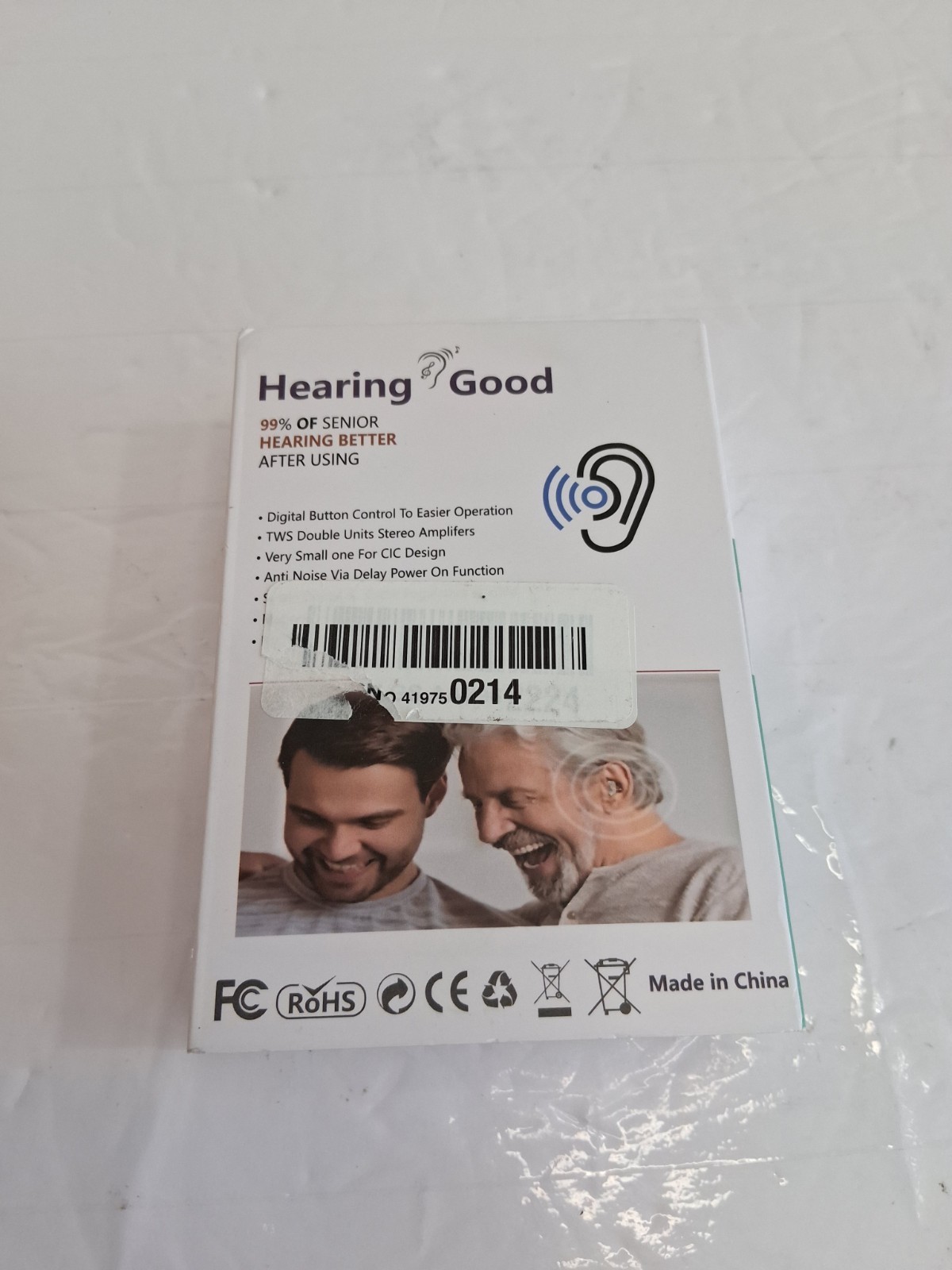Hearing Aids Seniors Hearing Aid Rechargeable for Hearing Loss Volume Control