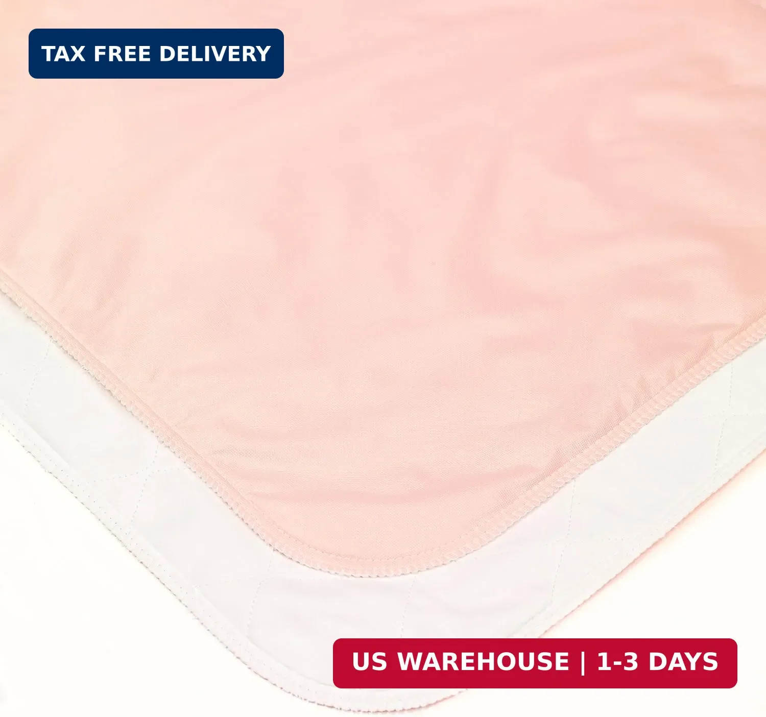 USA Made- Beck’s Classic Washable Underpads, 34 x 36 (1 Pk Pink) – Absorbent Reu