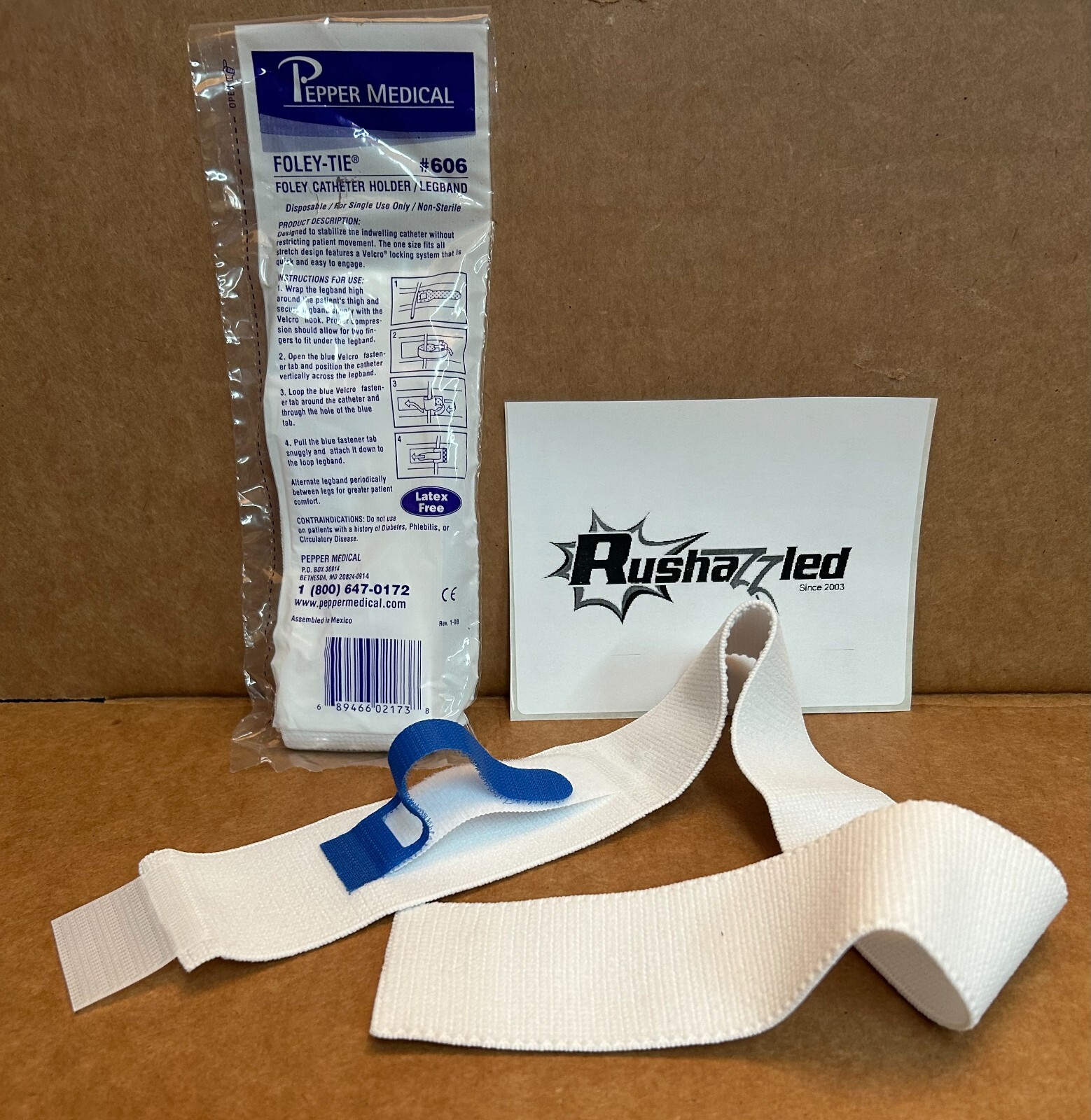 2 Foley Catheter Leg Bag Holder Strap Band Wrap Loop Tube Tie Urinary Drainage