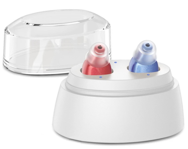 NEW K&F ZF-M609 Red Blue Rechargeable Hearing Aids