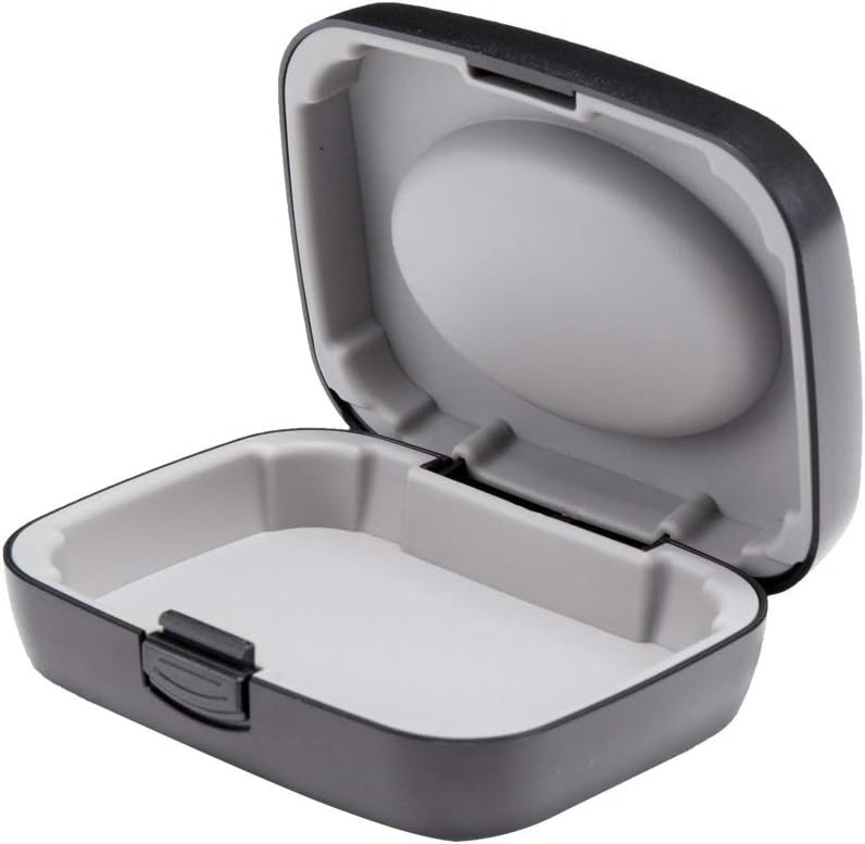 Modern Hard Hearing Aid Case – Stylish Portable Storage for BTE & ITE Models
