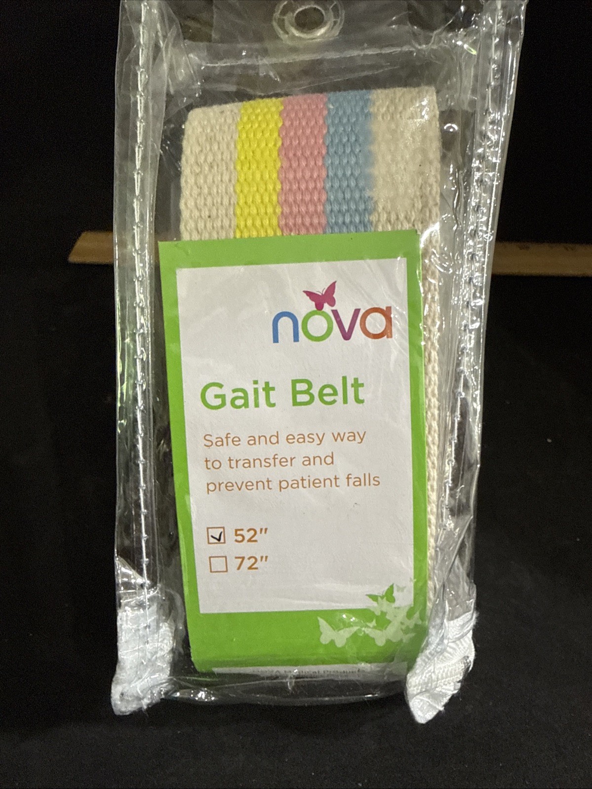 Gait Belt – New Rainbow Pastel Colors 52 Inch New In Package
