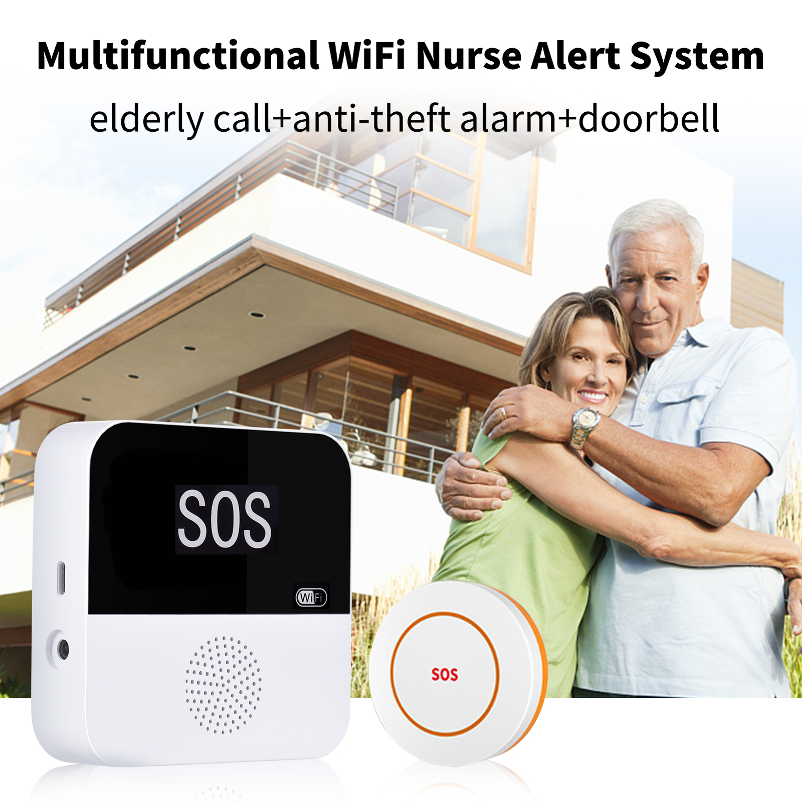Multifunctional Pager SOS Alert System Fall S2K0