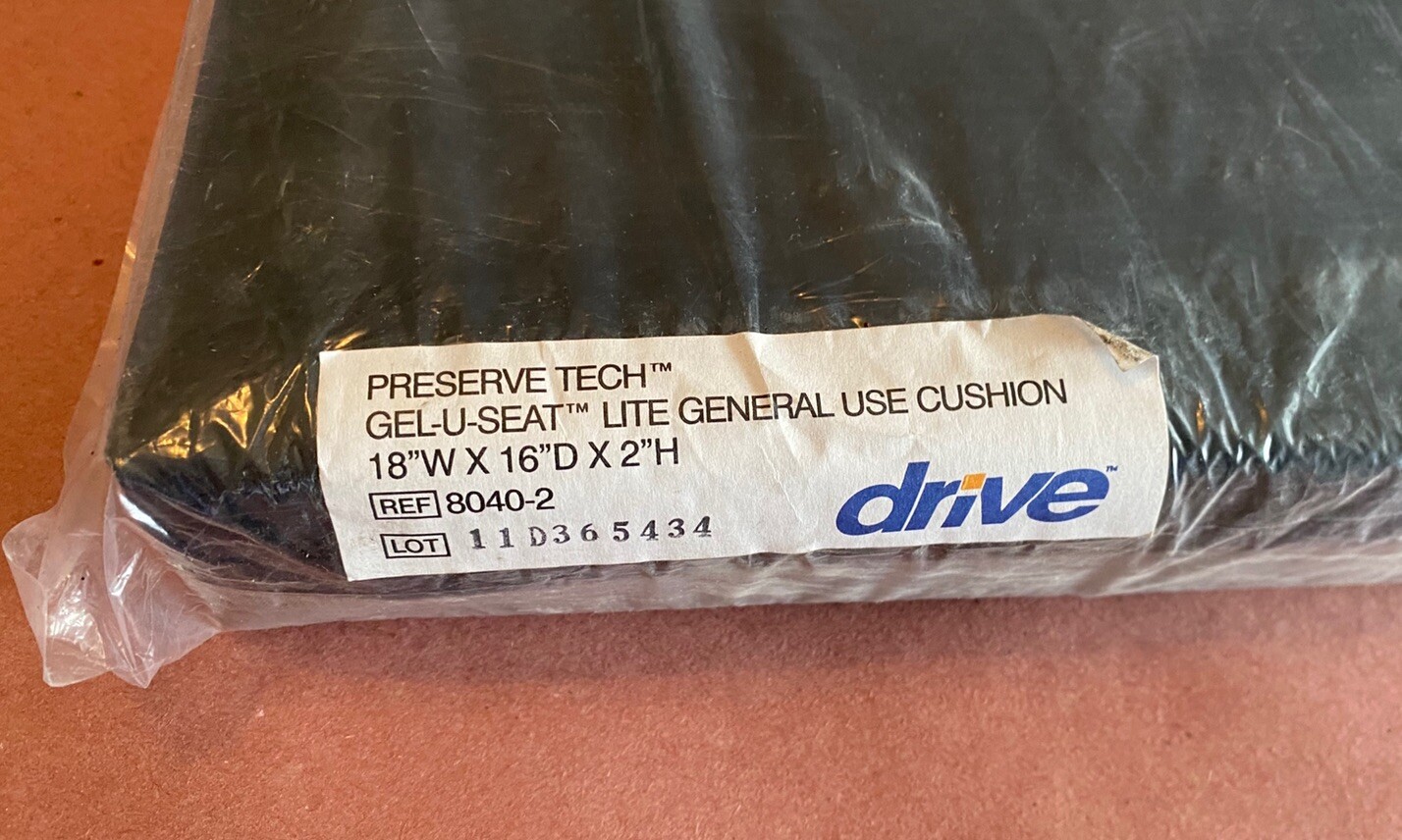 Drive Medical 8040-2 Gel-U-Seat Lite General Use Gel Cushion