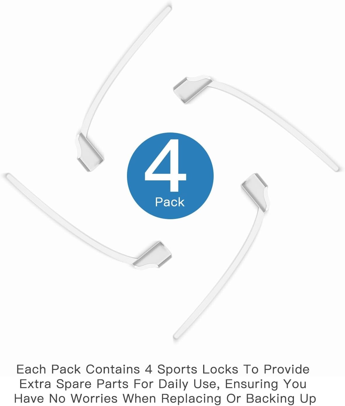 4-Pack Sports Lock for Oticon 85Db – Low Touch and Secure Fit for Hearing Aids –