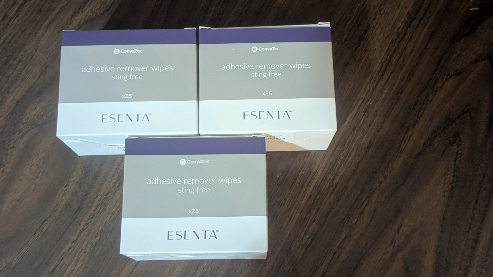 ConvaTec 423391 Esenta Adhesive Remover Wipes 3 Pack, Fresh Stock exp 2026-2029