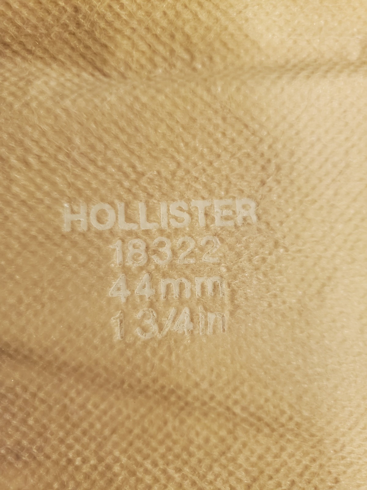 Hollister 18322 New Image 2-Piece Closed Pouch 1-3/4” (44mm) Filter Beige Box/30
