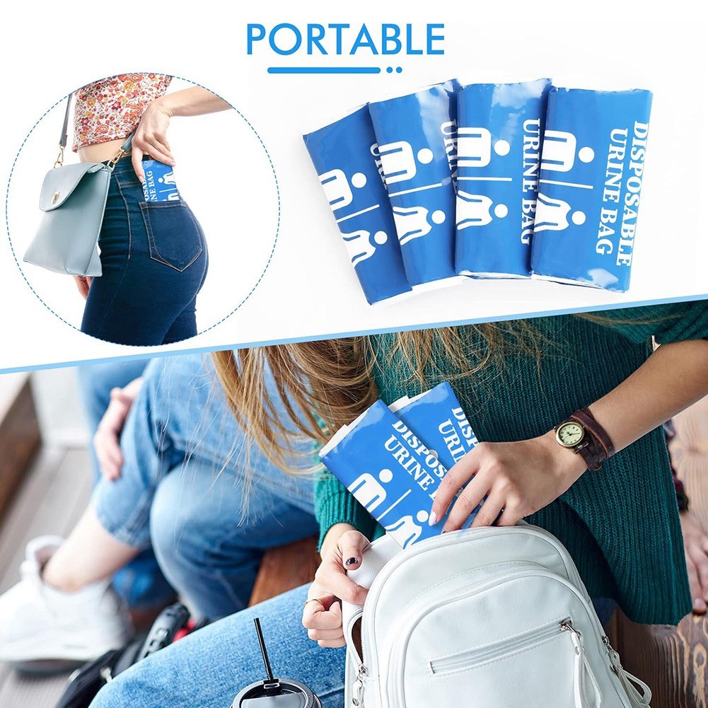 Disposable Urine Bag, 12 PCS Pee Bags for Travel for Women/Men, 800ML5388