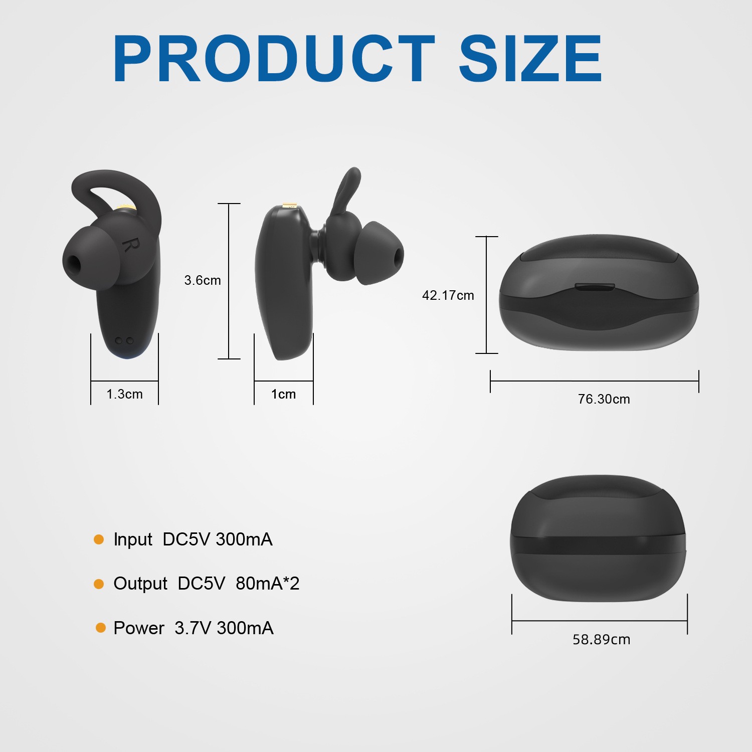 Rechargeable Hearing Aids for Seniors w/ Noise Cancellation & Case
