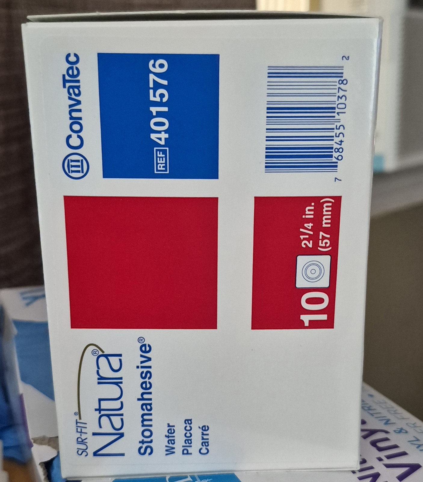 ConvaTec Natura Sur-Fit 2 1/4″ 57mm New Bo of 10 Durahesive Skin Barrier 401576