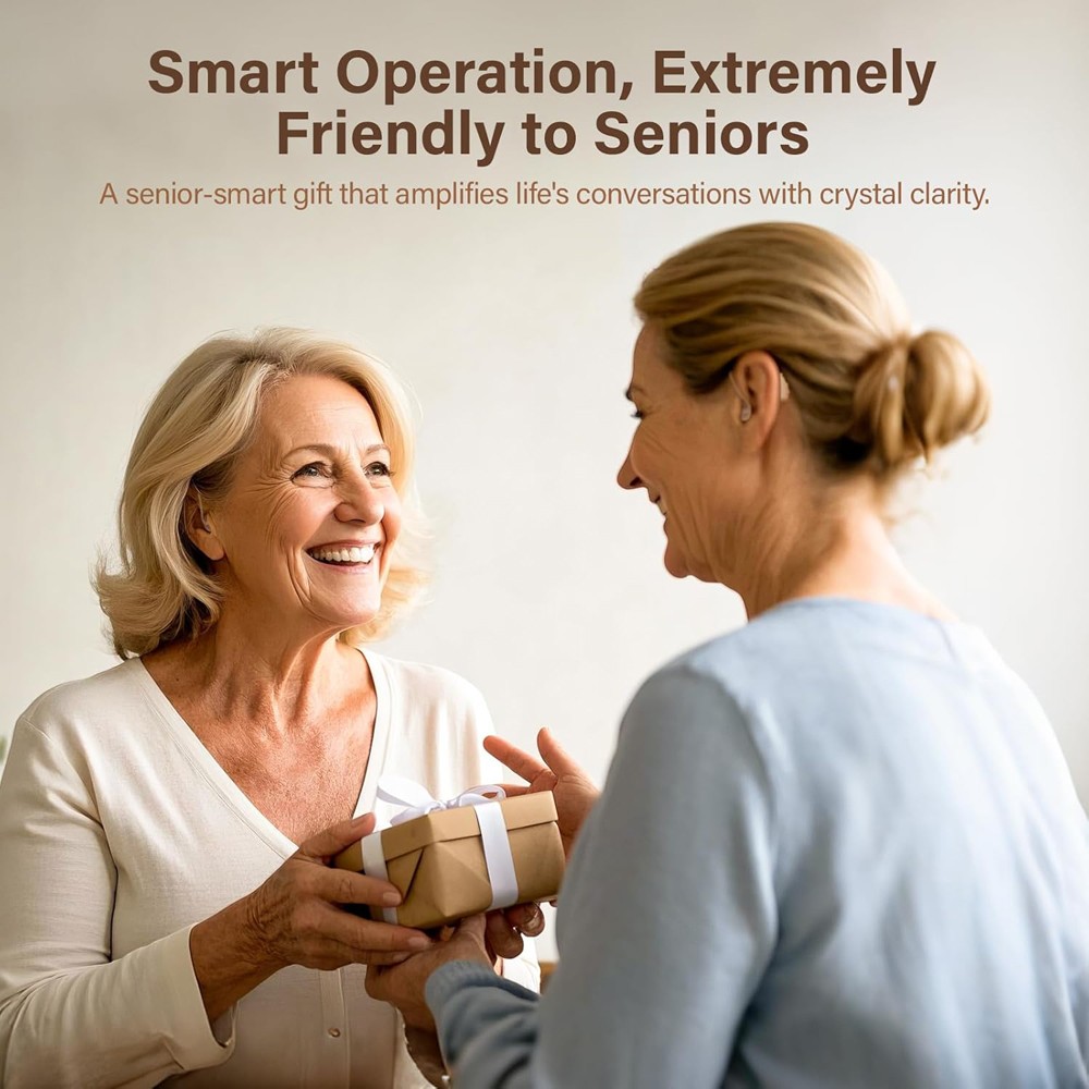 Hearing Aids for Seniors Rechargeable for Moderate to Severe Hearing Loss