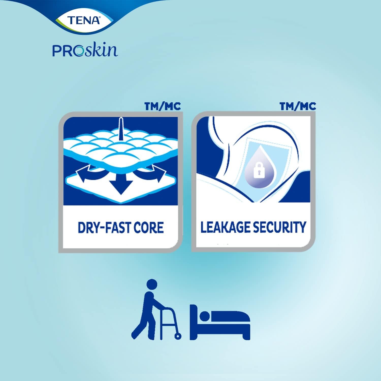 Tena 62718 Night Super Maximum Absorbency Pad 48/Case