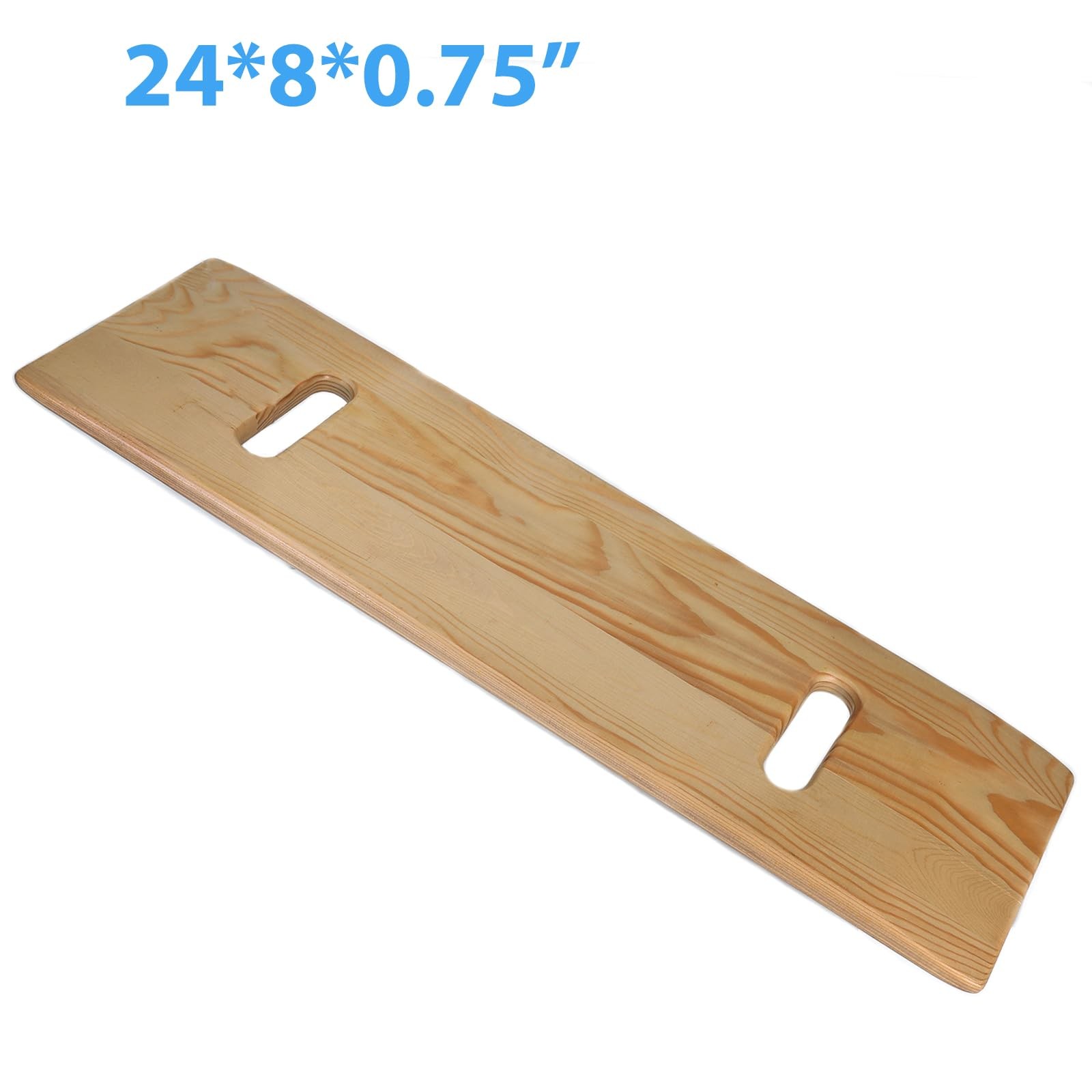 Slide Transfer Board with Handles,Made of Heavy-Duty Wood,Mobility 24*8*0.75