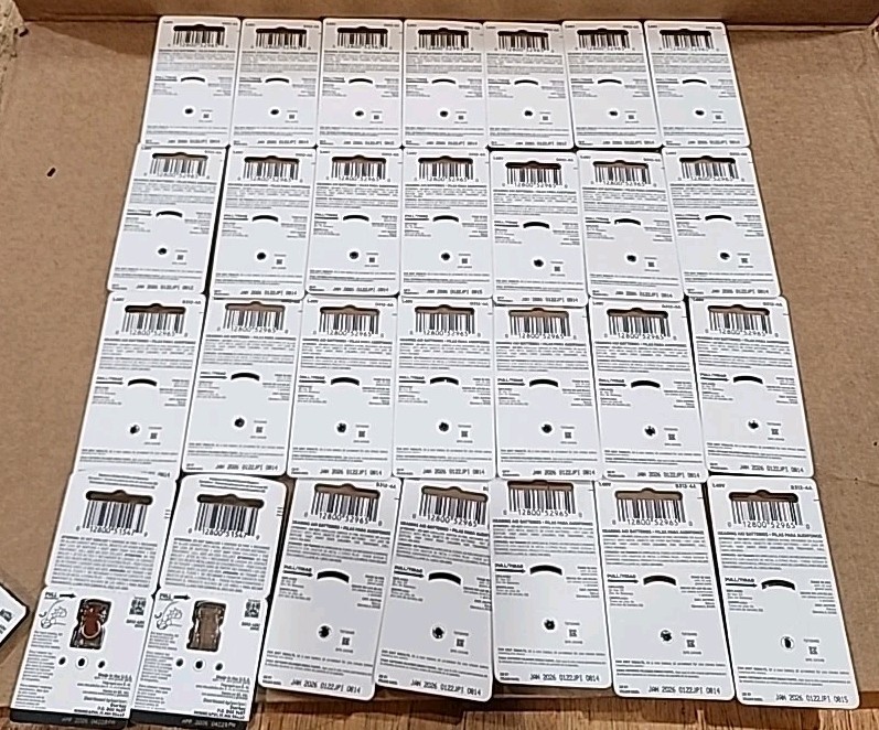 Lot Of 104 Beltone B312-4A & 10 Starkey Hearing Aid Batteries (1-2026)