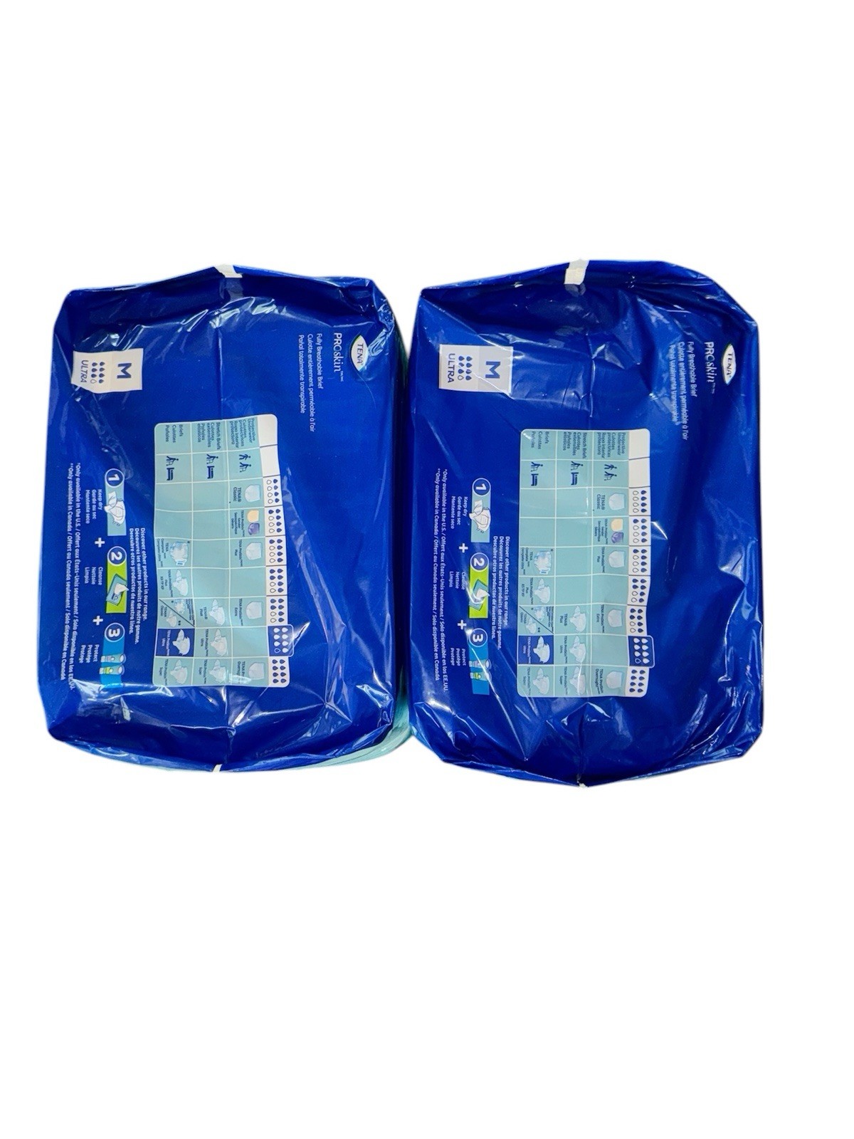 Lot Of 2-TENA Ultra Adult Incontinence Brief Diapers M 67200 40 Ct (80 Total)