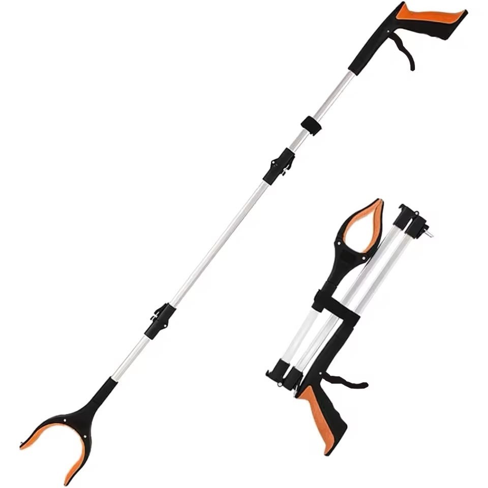 Heavy Duty Grabber Tool Industrial Pick Up Stick Trash Reacher Grip 43″ Long .