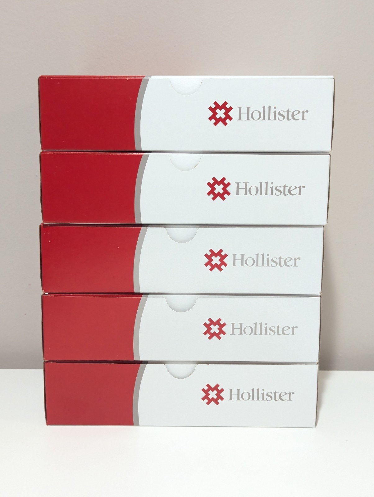 5x Hollister 18902 New Image 2-Pc Urostomy Pouches 1-3/4″ Flange 10/Box