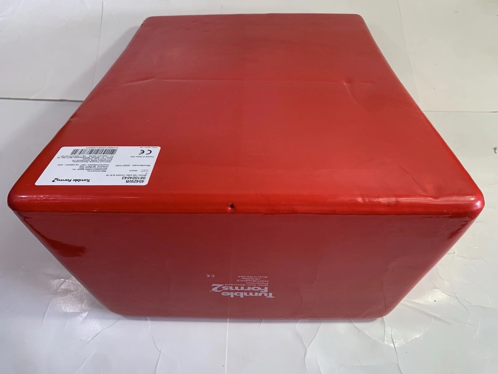 TUMBLE FORMS 2 Small Red Feeder Seat & Positioner Base Excellent Condition USA