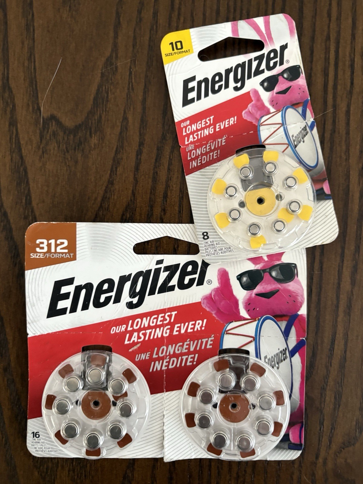 Lot of Energizer Hearing Aid Batteries 1 x 16 Pack 312 + 1 x 8 Pack 10 Exp 11/25