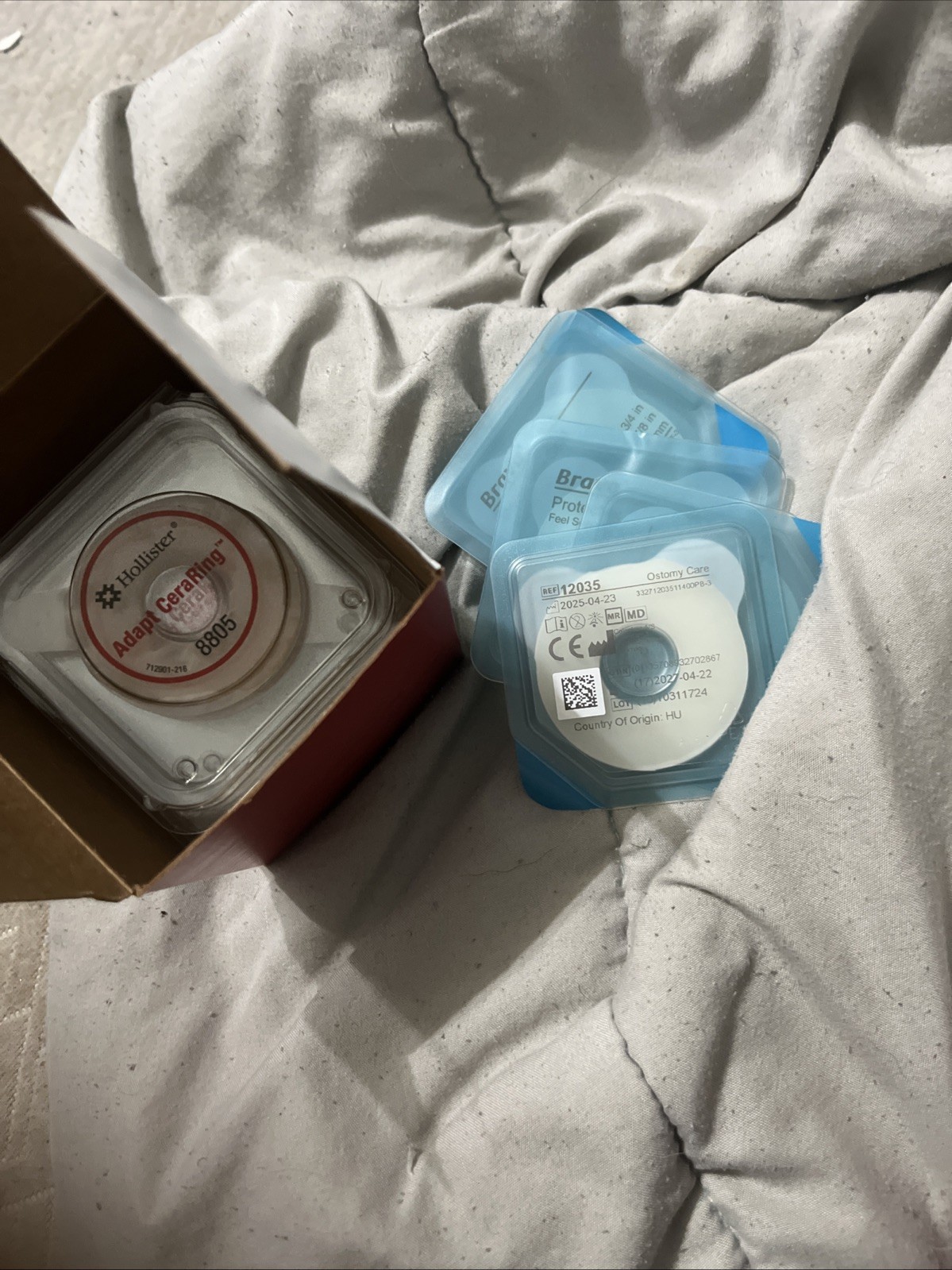 Hollister 8805 Ostomy Barrier Rings 8 Rings + 5 Brava Seals– Exp. 2029/2027