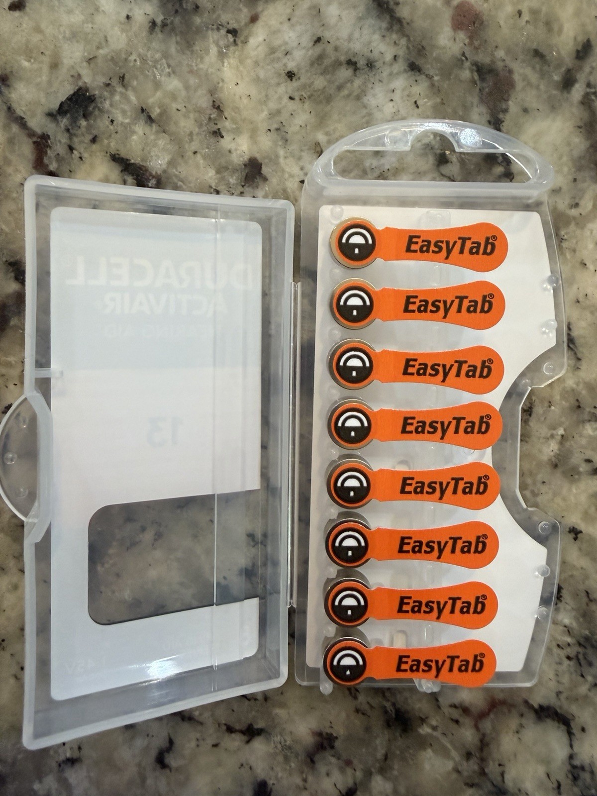 Duracell Activair Hearing Aid Batt. Zinc-Air 1.45V -10 Pack- 80 Count Exp 08/29