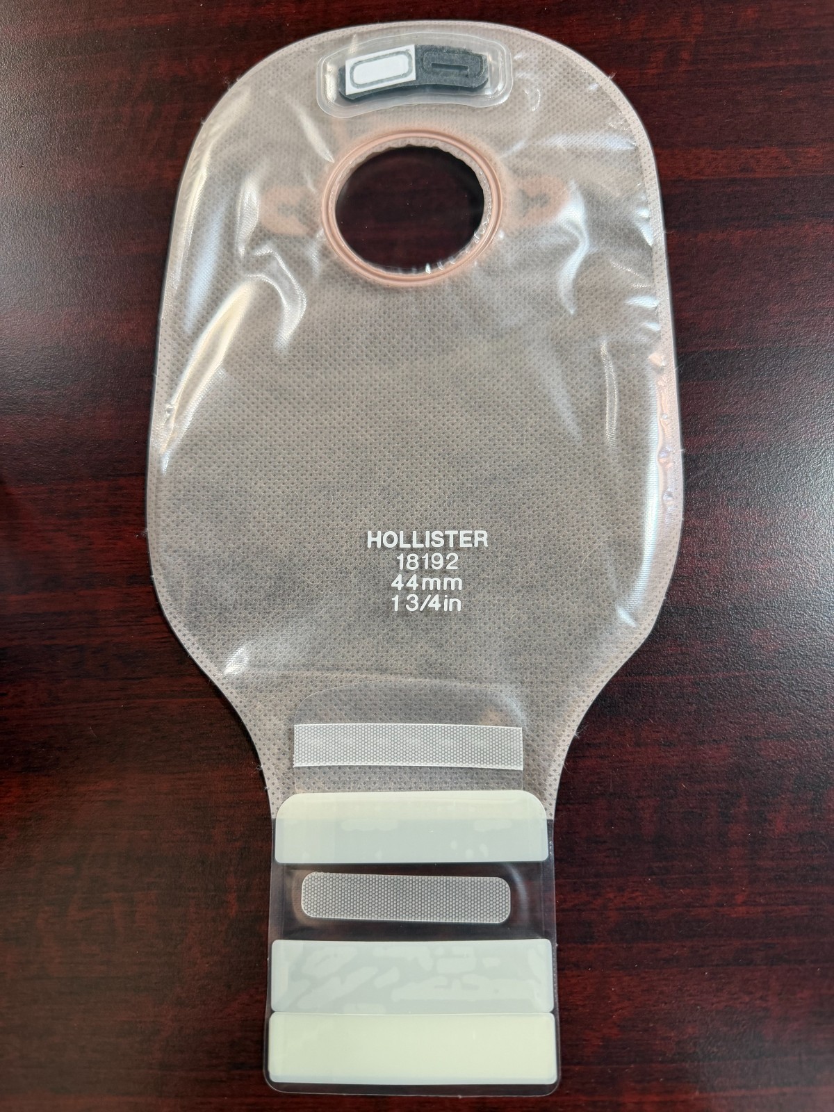 Hollister 18192 New Image 2Pc Drainable Ostomy Pouch 1-3/4″ (44mm) transparent