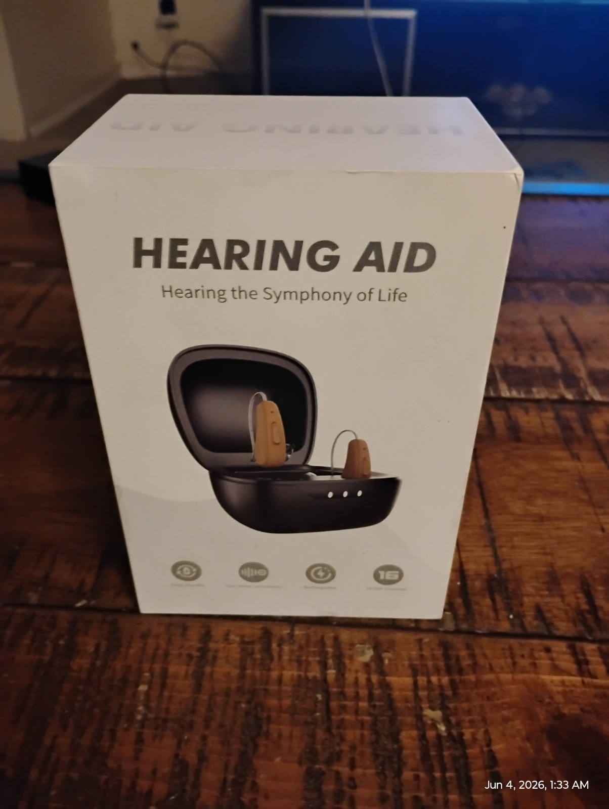 NVBOTY Rechargeable Hearing Aids / Noise Cancelling /25 H. Battery for Seniors