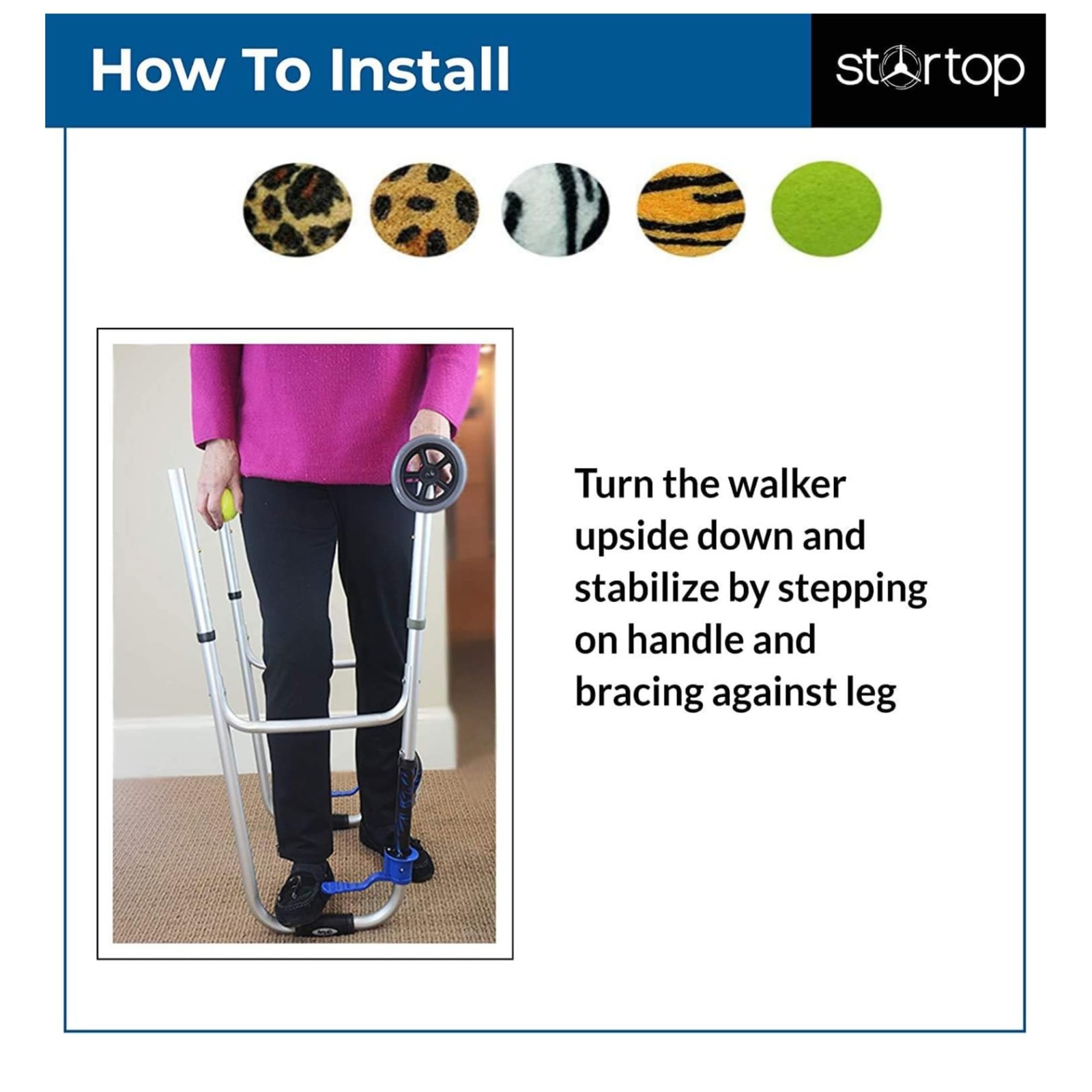 STARTOP Deluxe Pre Cut Walker Tennis Ball Glides – Walkers Legs 2.7″, Yellow