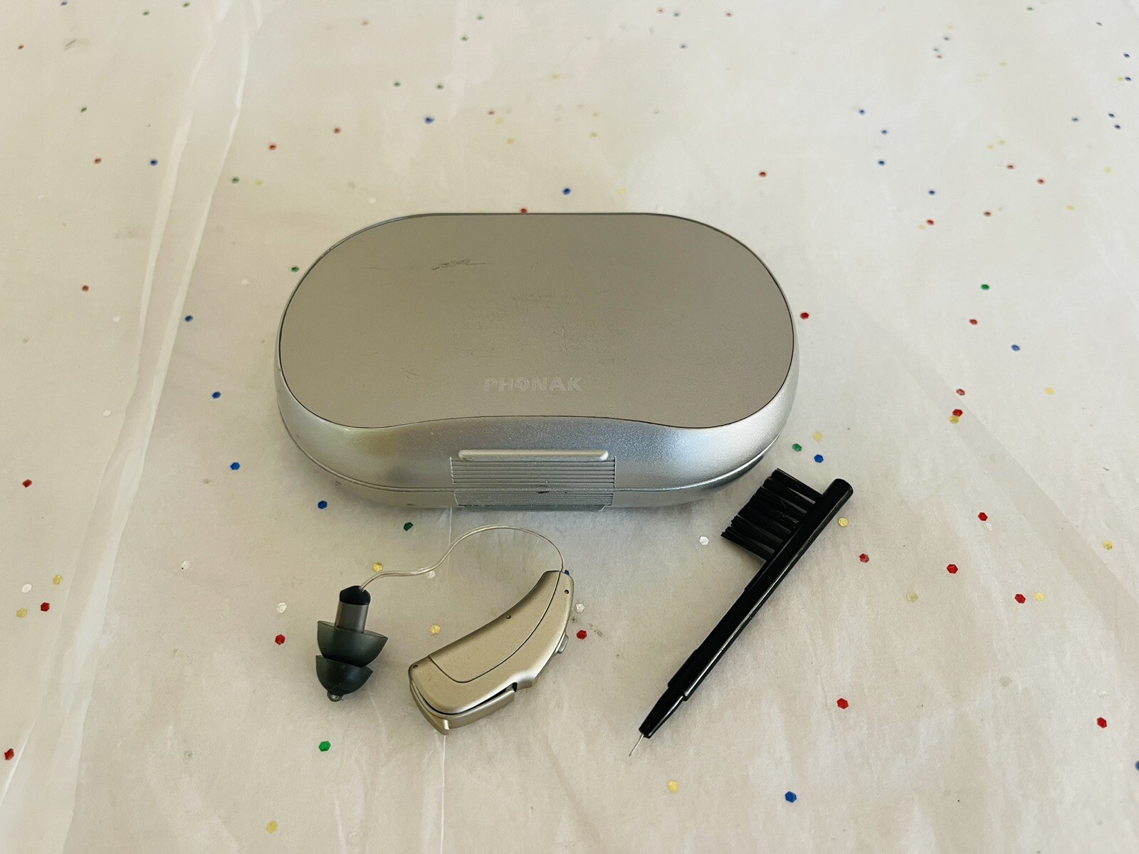 Phonak Naida Q50-RIC Hearing Aids Left Side