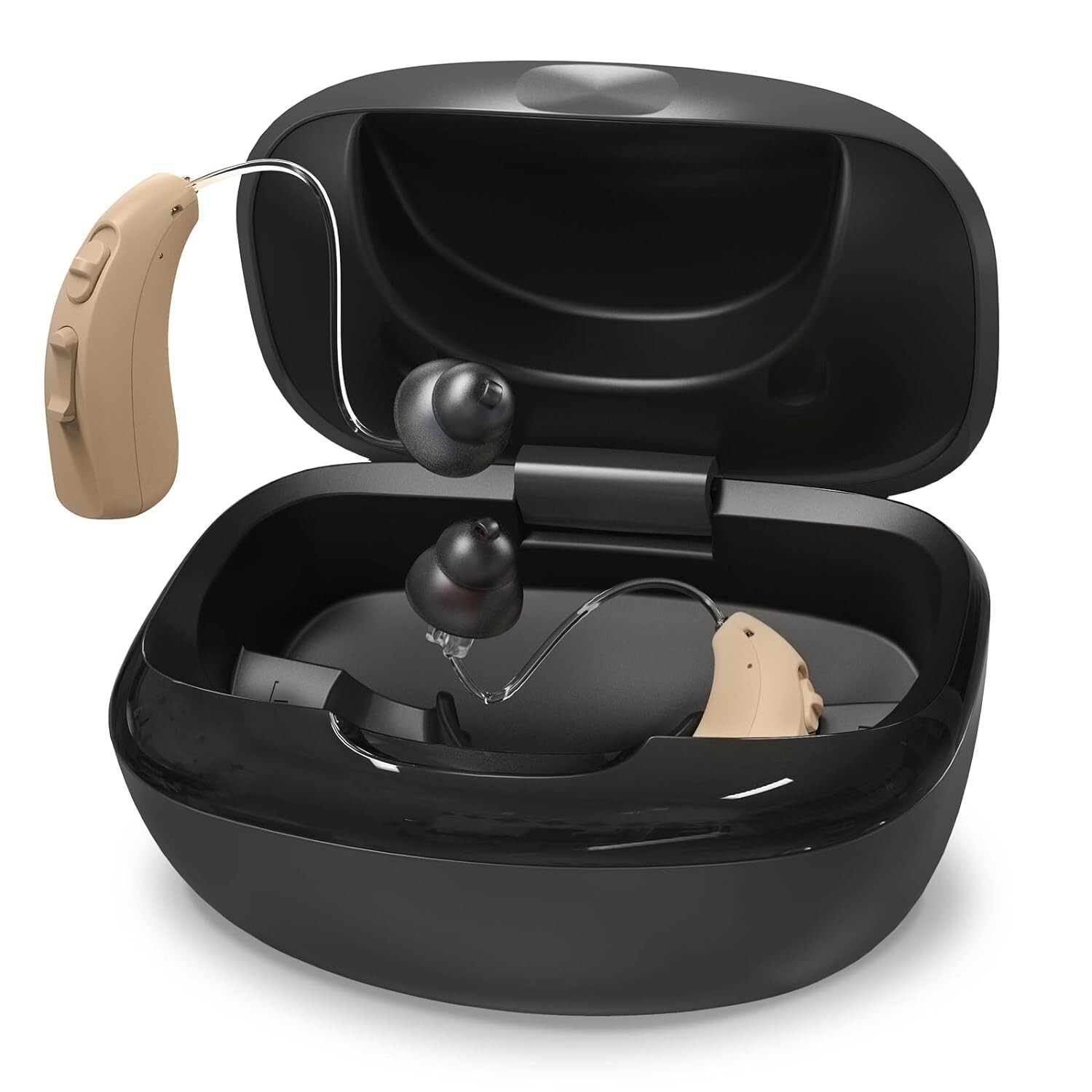 Lexi B1 Prototype Rechargeable Hearing Device Set RIC W/Docking Station Set