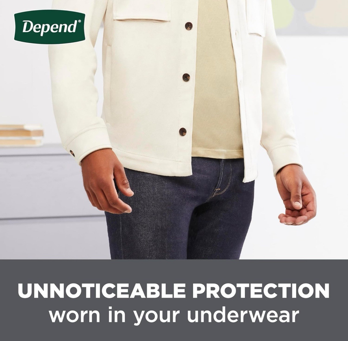 Depend Incontinence Guards/Bladder Control Pads for Men, Maximum Absorbency, 168