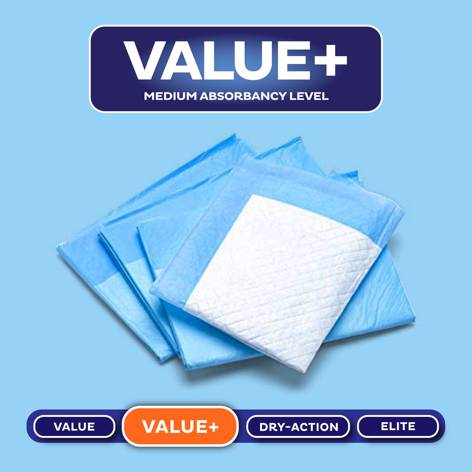 Chucks Pads Disposable [50-Pack] Underpads 17″x 24″ – Pee for 17″ X