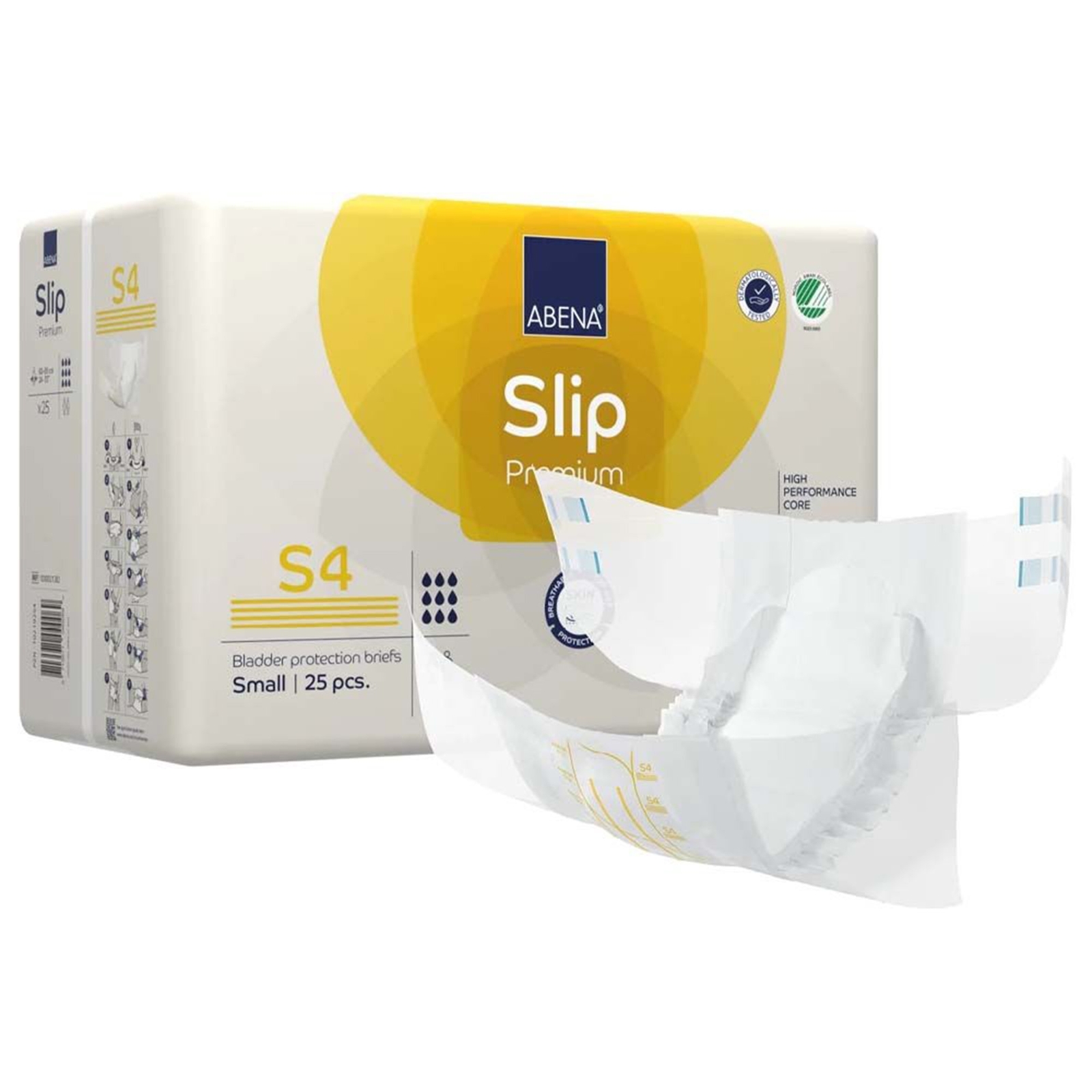 Abena Slip Premium S4 Incontinence Brief S 1000021282 150 Ct