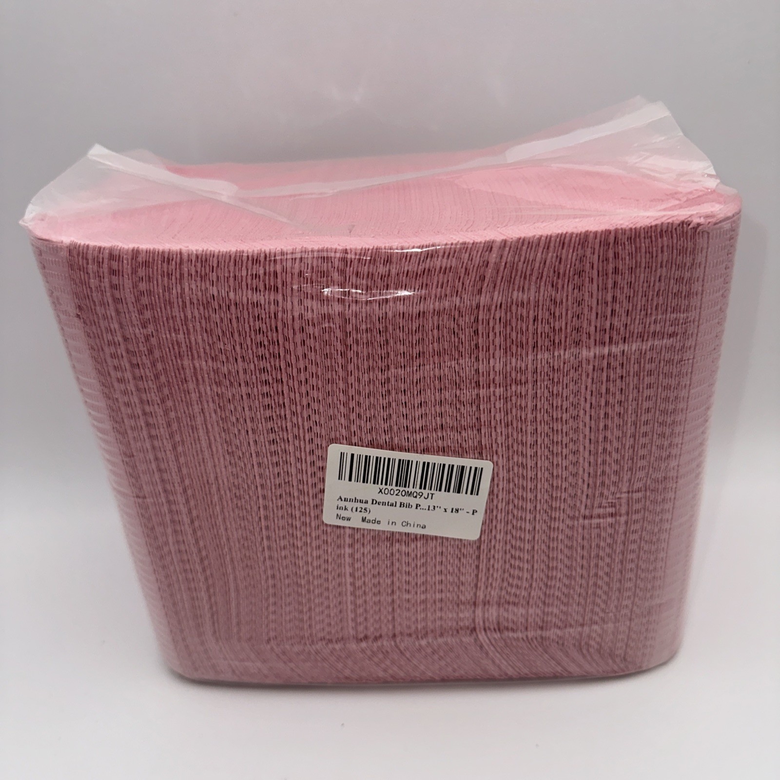 Annhua Pink Dental Bibs Waterproof Patient Disposable Bib 13″ X 18″, Polyback 12