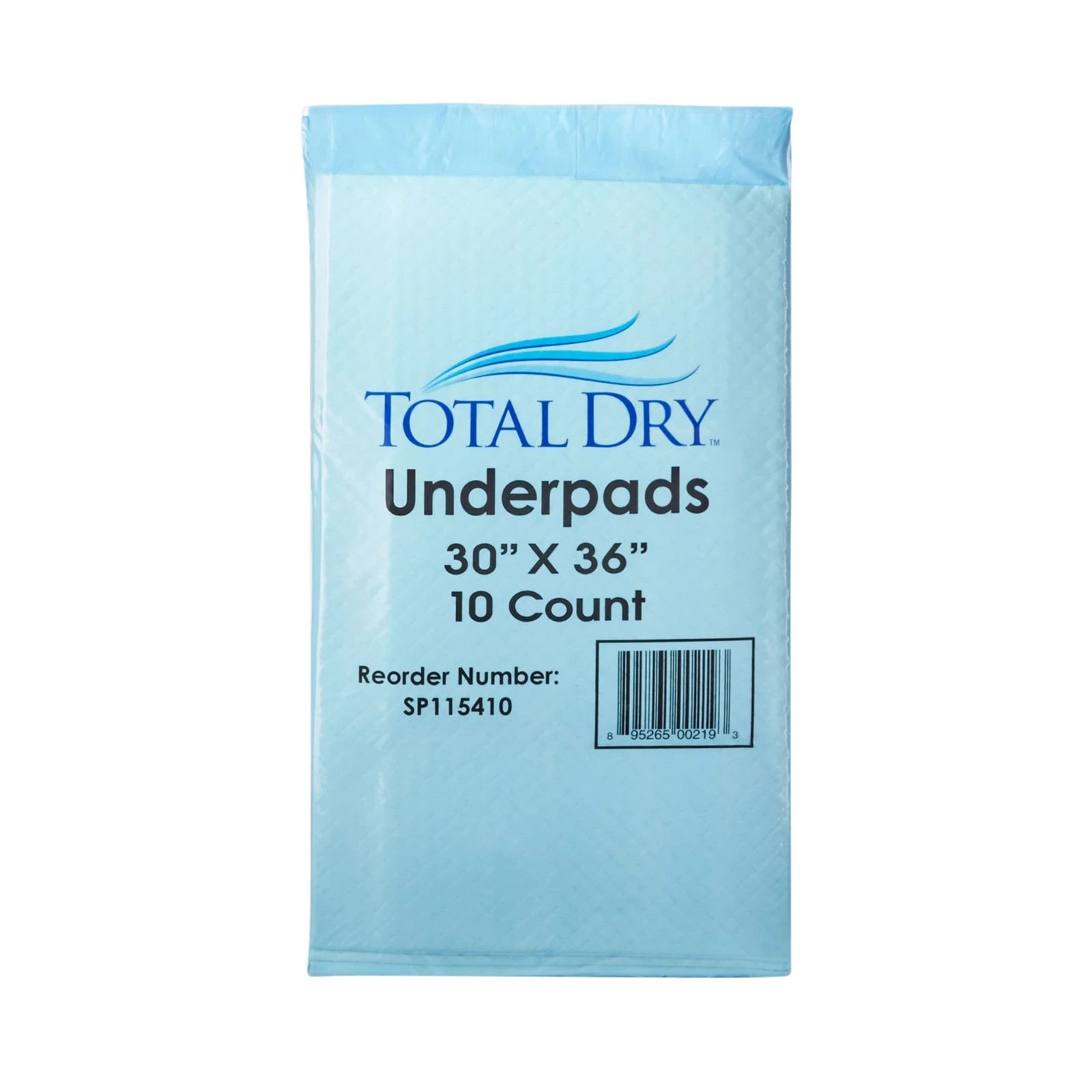 TotalDry Underpads 30×36 Case/100 Count