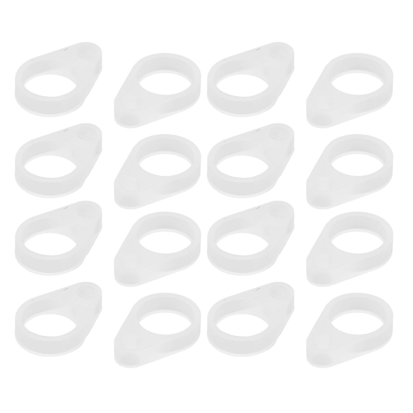50Pcs Hearing Aid Silicone Loop Flexible Replacement Hearing Aid Clip Adaptor S