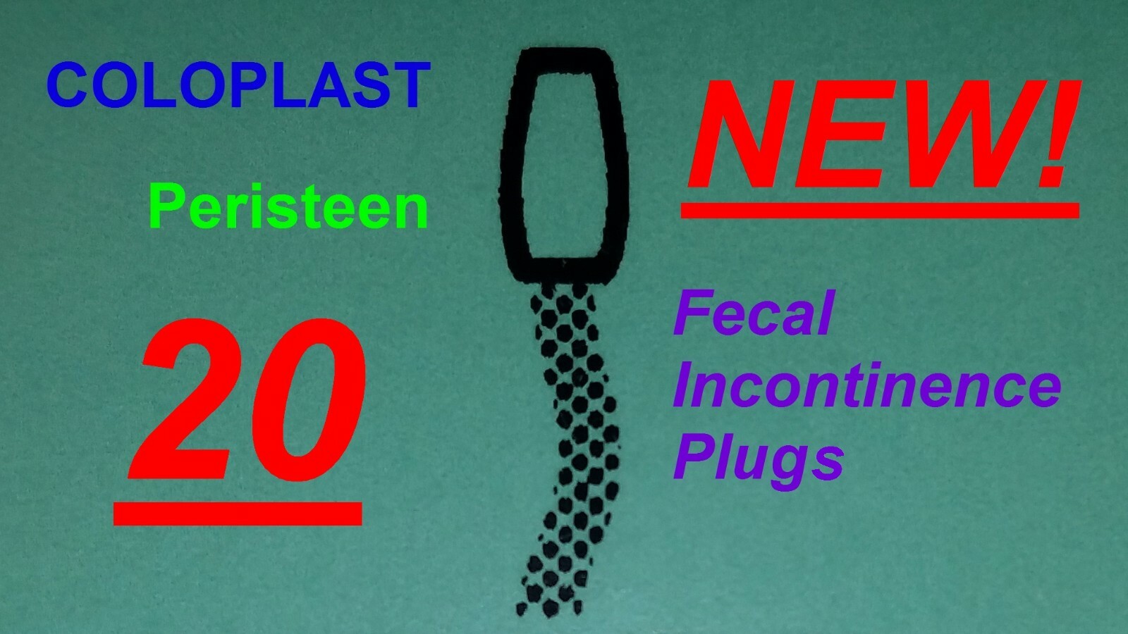 20 S Elderly Rectal Fecal Anal Leakage Bowel Incontinence Tampon LOWEST PRICE!