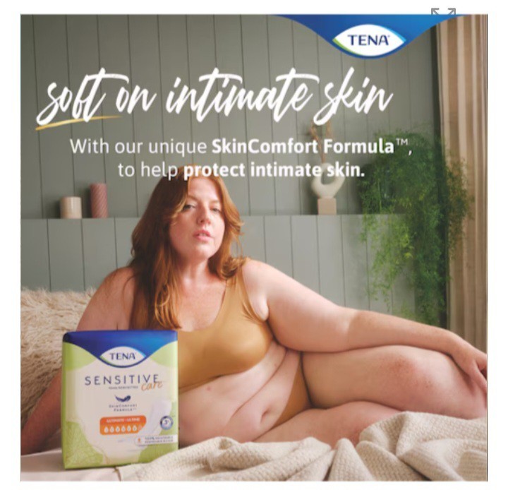 x2 Tena Sensitive Care Pads Ultimate Absorbency 66 Incontinence Pads in Total #6