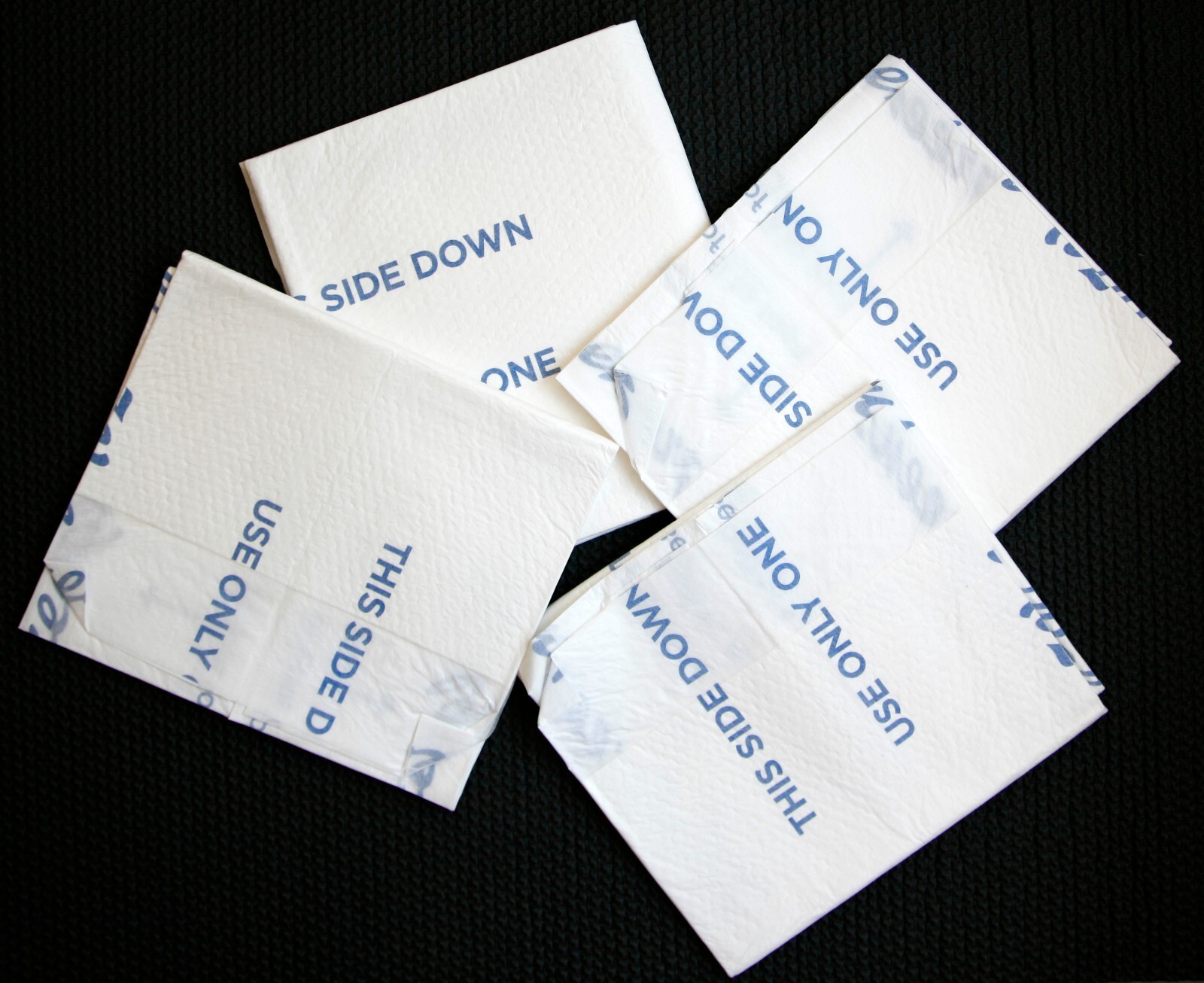 Disposable Under pads 30×24 Walgreens Pack of 4 pads White