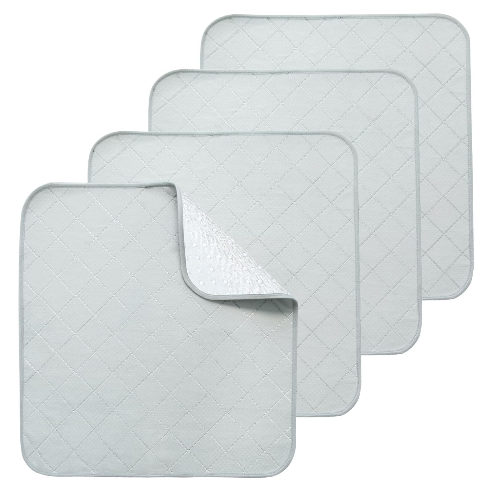 4 Pack 22×21 Inch Waterproof Chair Pads Non Slip Absorbent Incontinence Pads