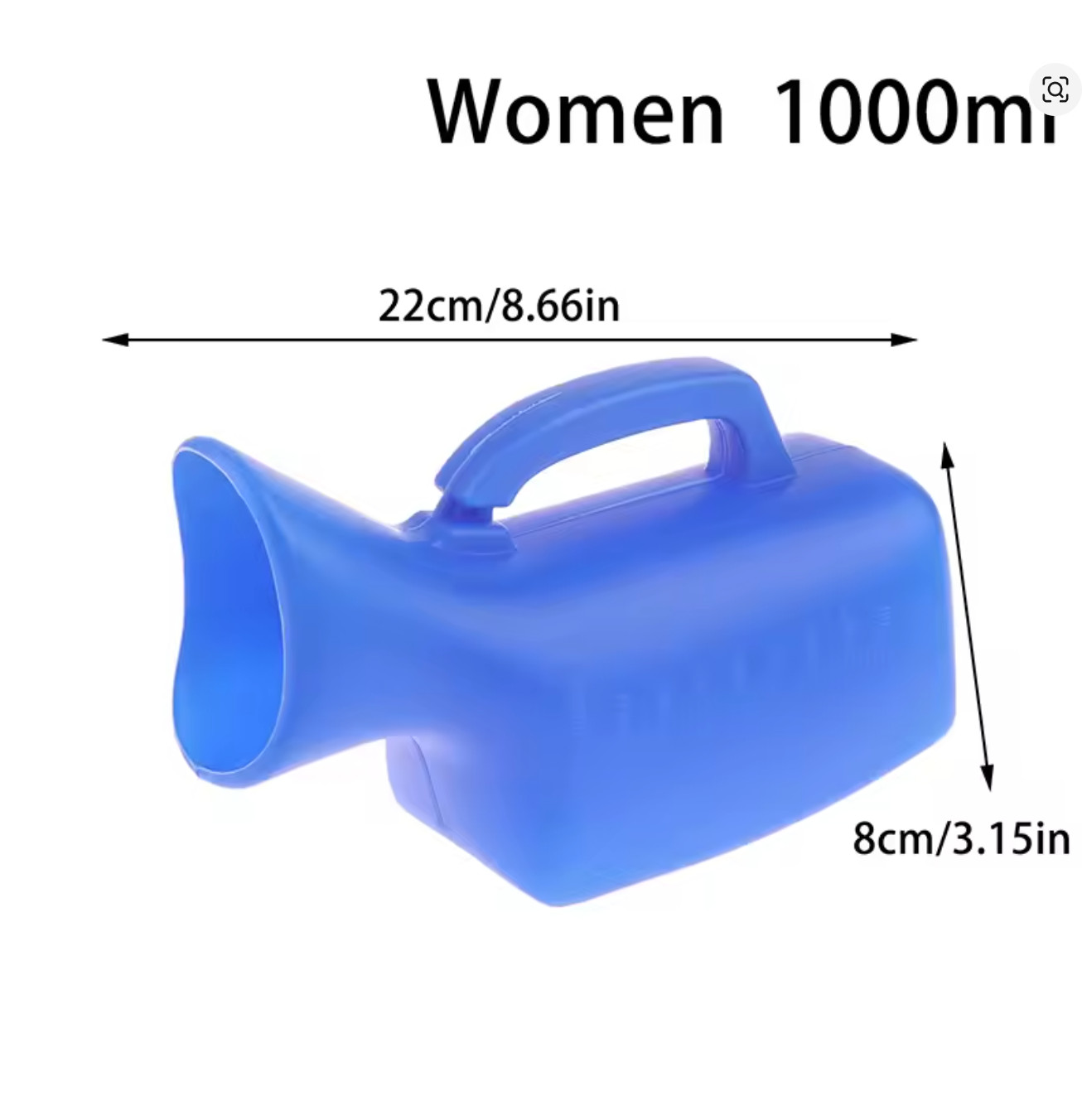 Urinals Bottle for Women and Men with Lid 1200ml portable plastic bedpan Bottle