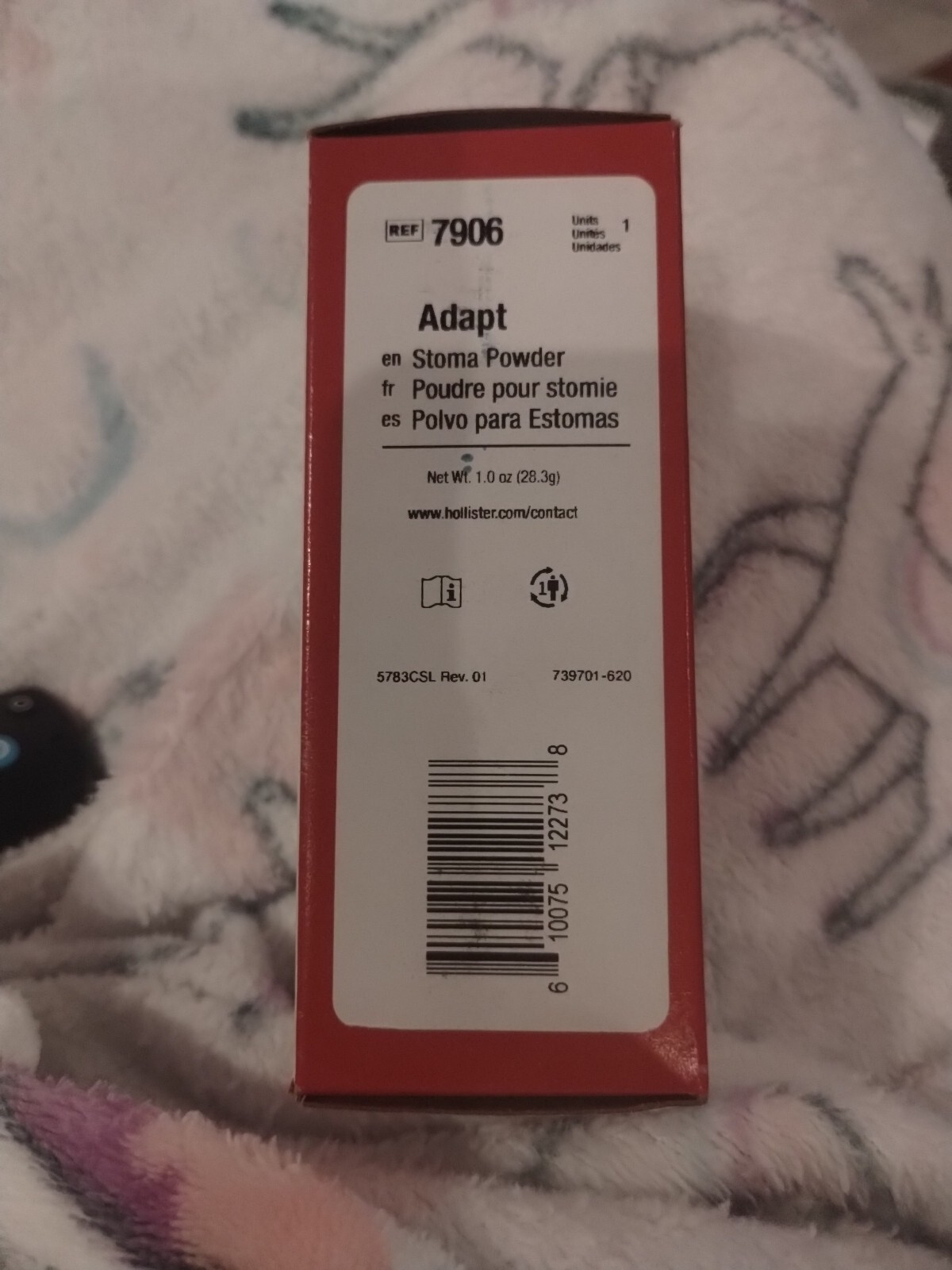 Hollister 7906 Adapt Stoma Powder 1 oz Bottle Never opened Brand New Exp 2028/29