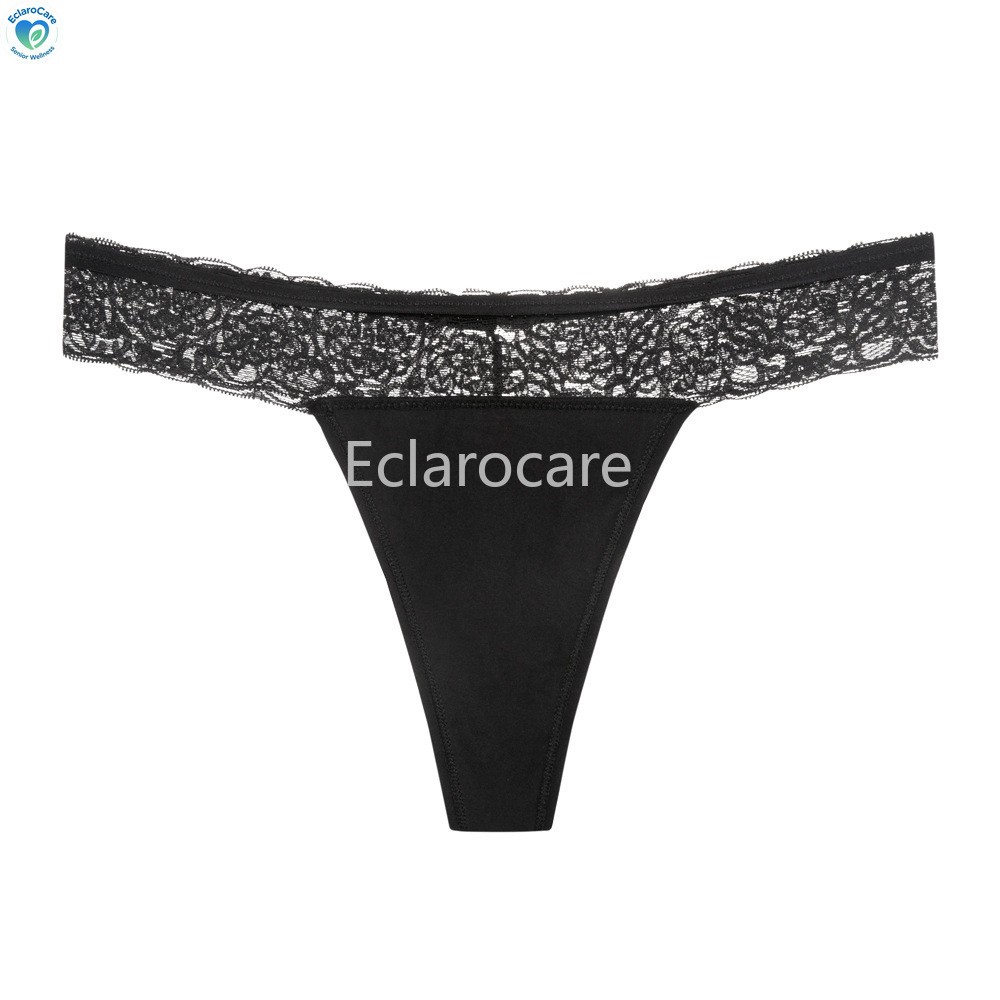3pcs Period Underwear Women Lace Low-rise 4-layer Leak-Proof Menstrual Panties
