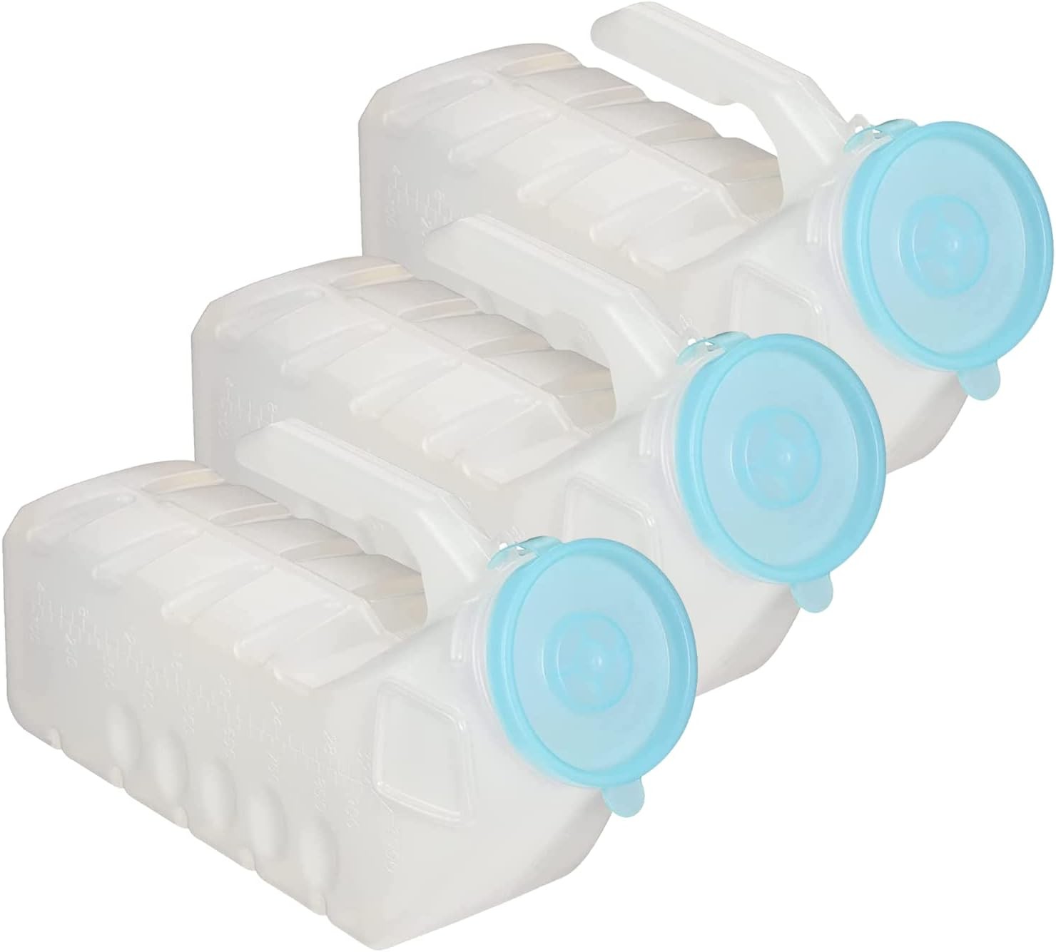 MedVance 1000ml Portable Urinals for Men, 3 Pack – Spill Proof Men’s Urinal Bo