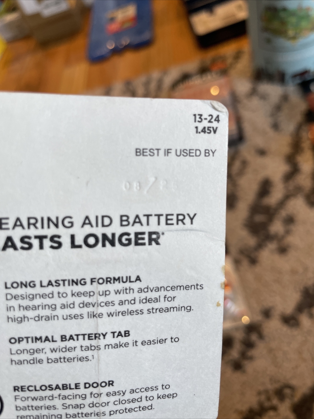 Rayovac Size 13 Hearing Aid Battery – 24pk X2- Exp 2025