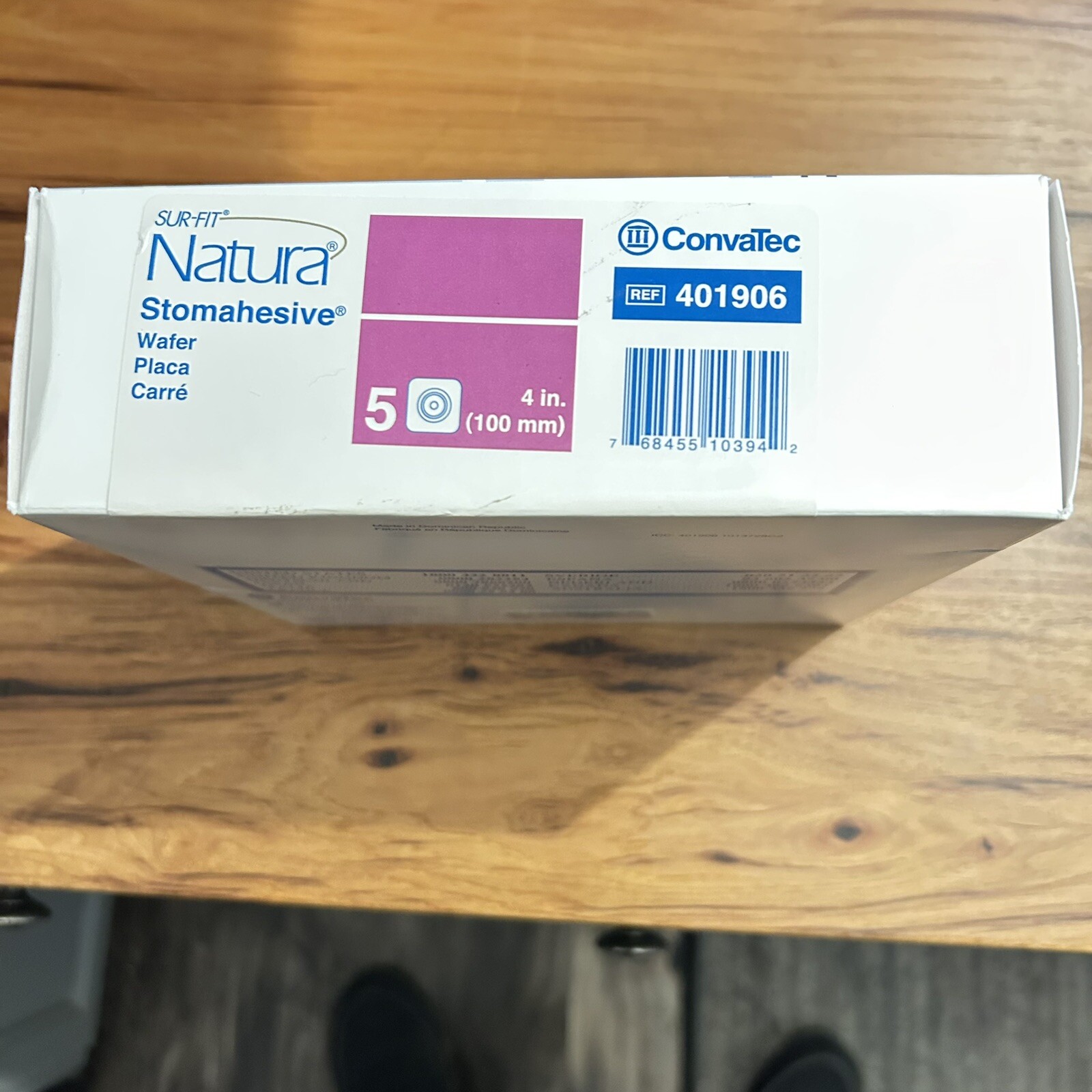 Convatec 401906 Sur-Fit Natura Stomahesive Trim to Fit 6″ x 6″ – 5 Ct. Box !!