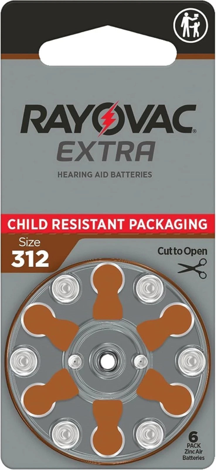 Lot of 300 Rayovac Extra 312 Size Hearing aid Zinc air Batteries used by 2030
