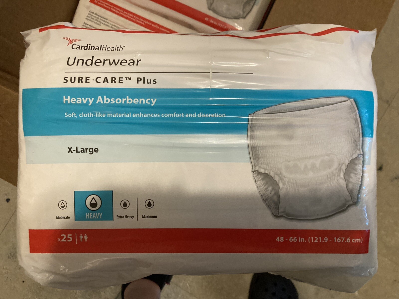 cardinal health quilted adult briefs Heavy Absorbency￼ 4 Packages Of 25 Briefs￼