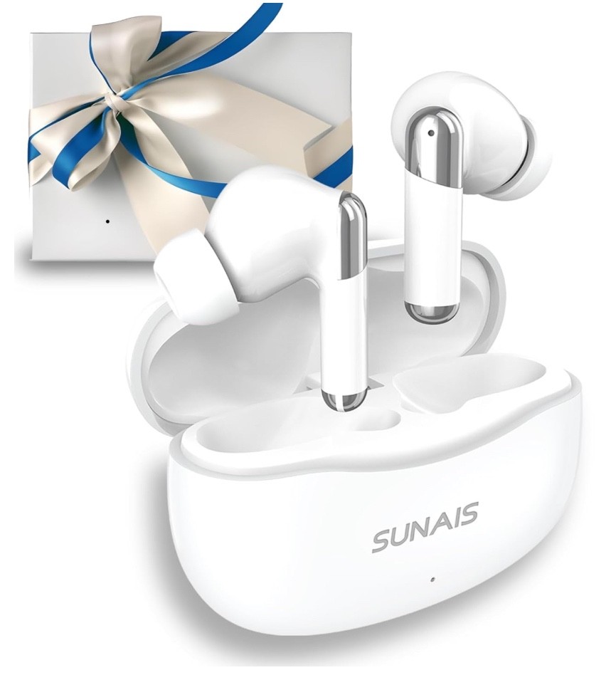 SUNAIS Rechargeable Hearing Aids for Seniors & Adults, Adjustable 5-Level Volume