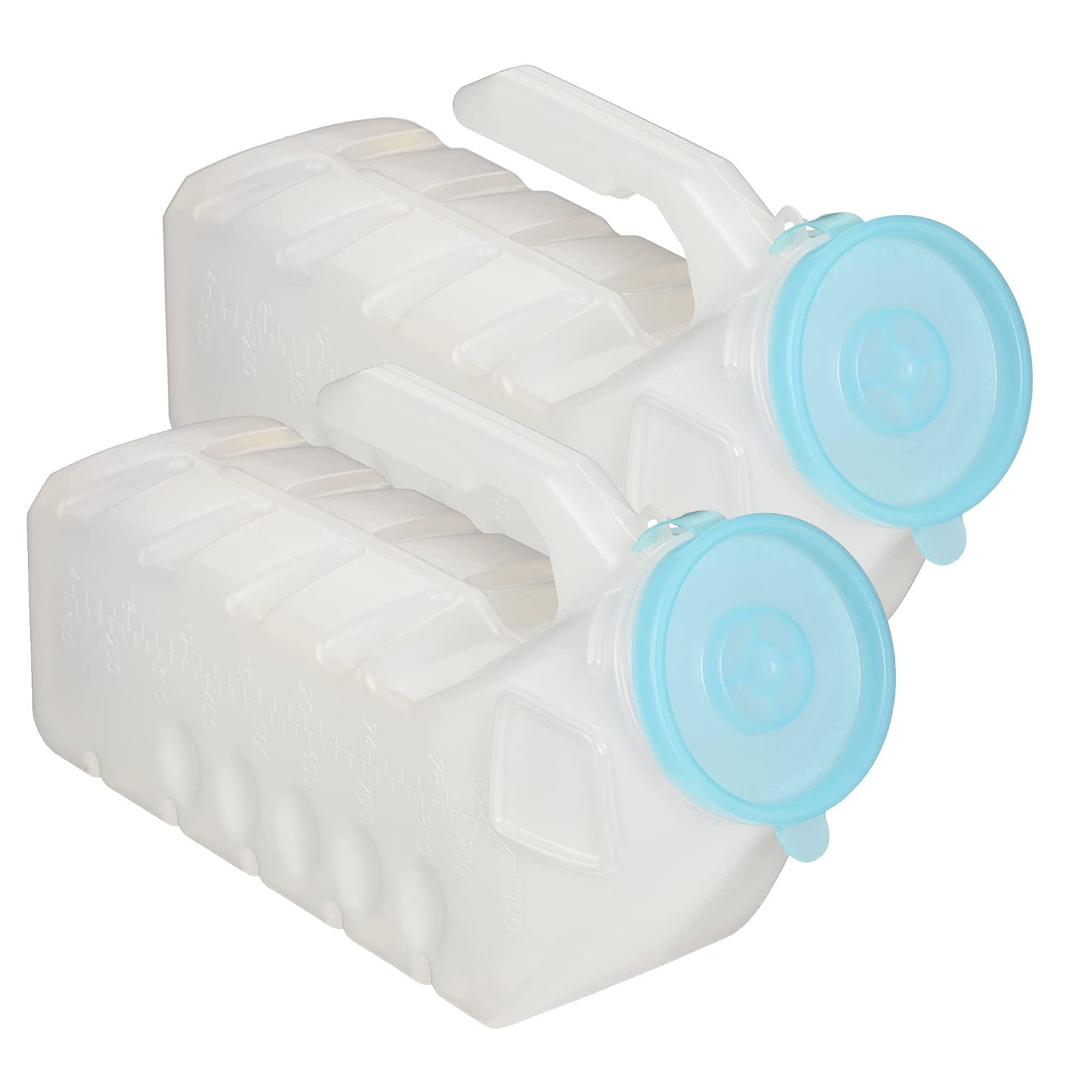 MedVance 1000ml Portable Urinals for Men, 2 Pack – Spill Proof Men’s 2